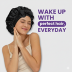 Double-Layer Satin Bonnet for Healthier Hair