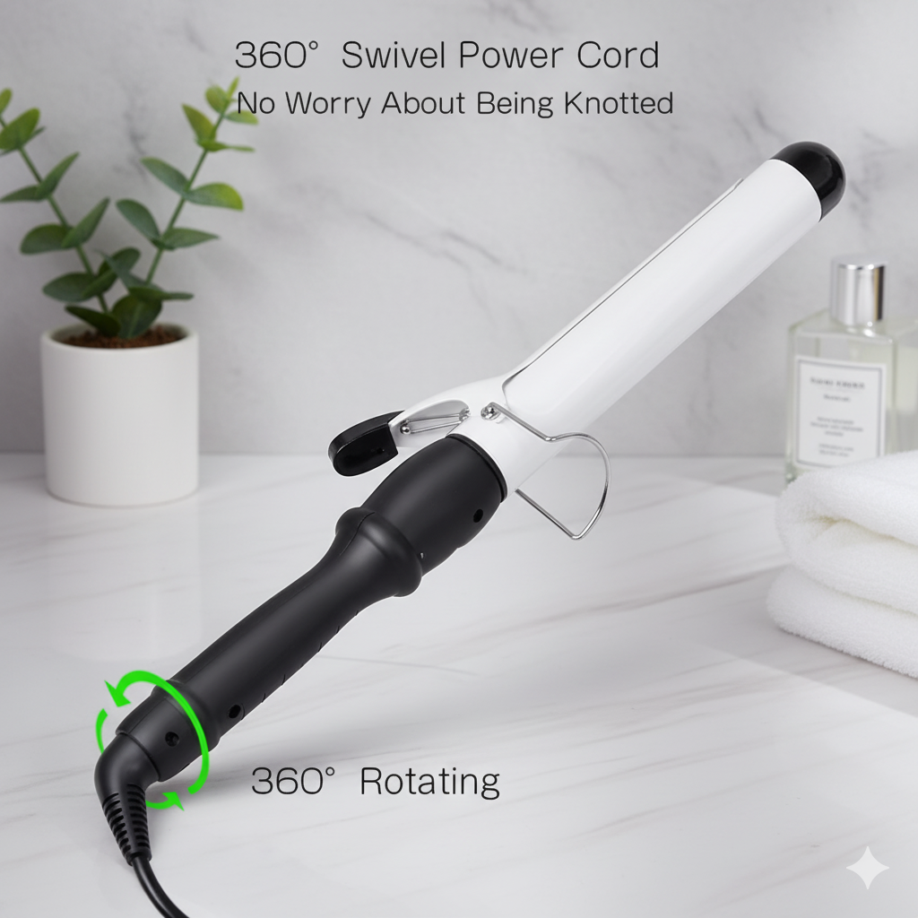 Long Barrel Curling Iron