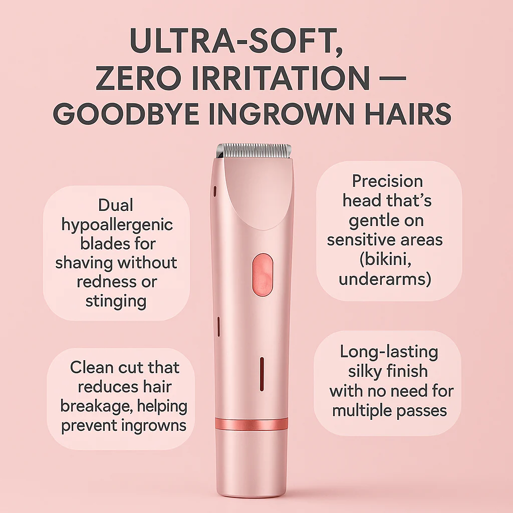 Women’s Dual-Head Body & Bikini Trimmer