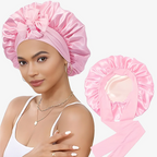 Double-Layer Satin Bonnet for Healthier Hair