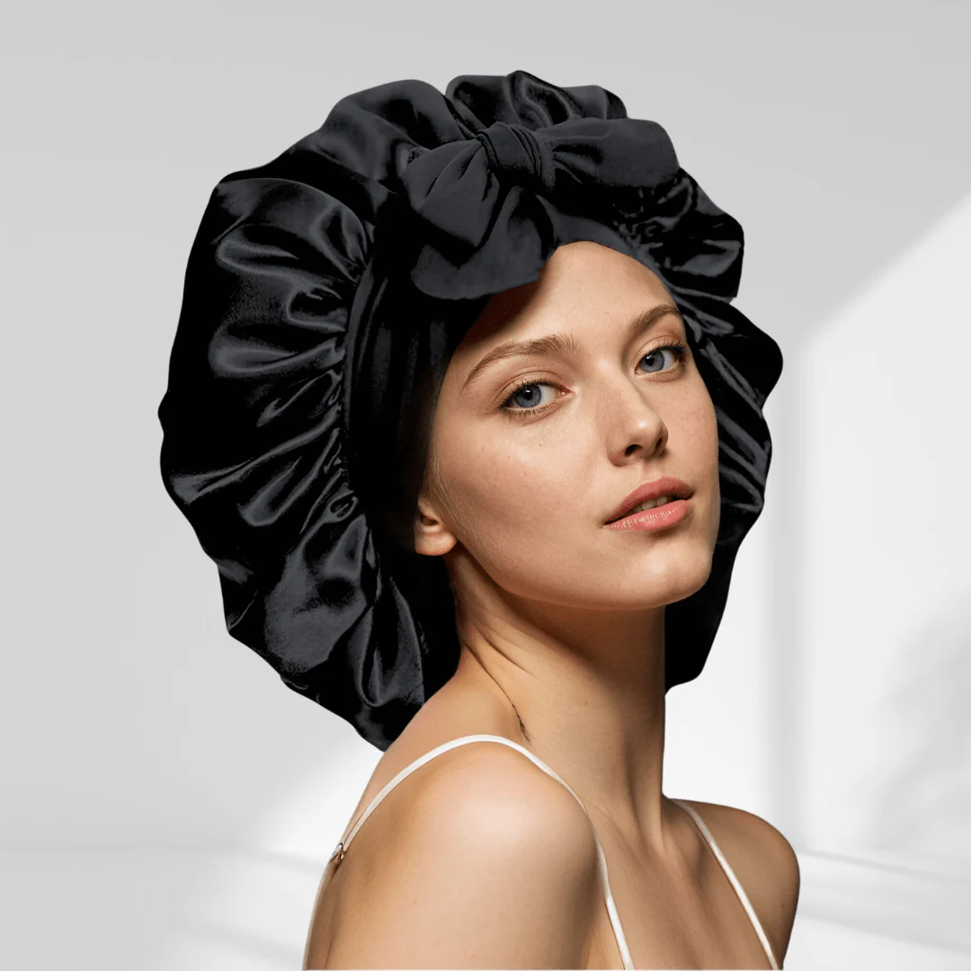 Double-Layer Satin Bonnet for Healthier Hair